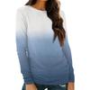 Женские рубашки с длинным рукавом и круглым вырезом, базовая футболка, повседневный топ, осенняя модная туника, облегающие футболки