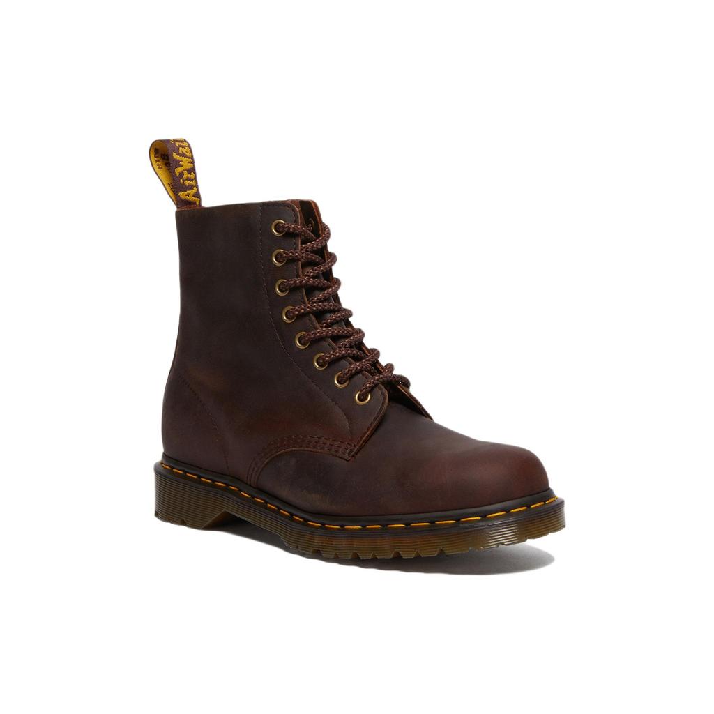 Dr. Martens 1460 Pascal Вощеные Ботинки на Шнуровке из Кожи Полного Дуба 'Каштановый' Унисекс 30670294