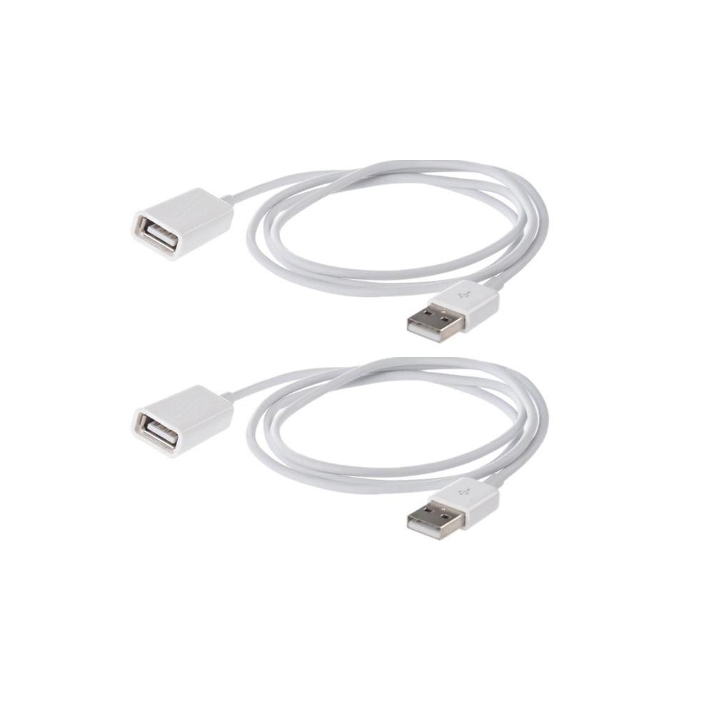 1-5 шт. Кабель-удлинитель USB 2.0, 1 метр/3,3 фута, штекер A-вилка на A-гнездо, высокоскоростная передача данных, универсальный адаптер USB-порта