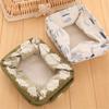 Desktop Cotton And Linen Handle Collapsible Storage Box Cartoon Pictures Storage Basket