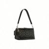Coach Сумка Georgie 26 Classic Monogram с заклепками - Средняя Женская Черная 5605-SVS3L