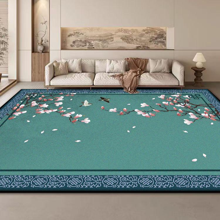 Новый ковер в китайском стиле большого размера для гостиной, коврик для журнальных столиков, противоскользящий, для декора кабинета, ковер, легко чистить, можно заказать по индивидуальным размерам