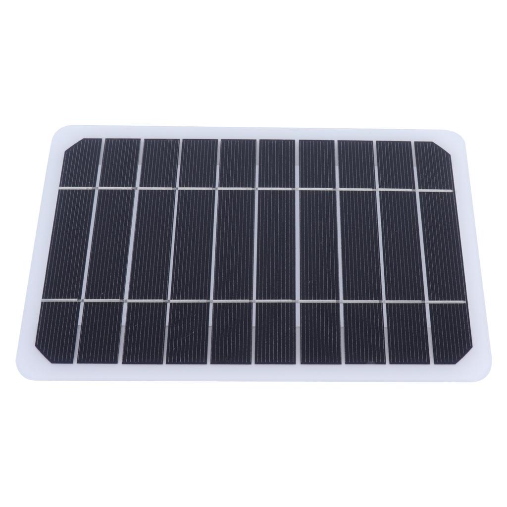 5W 5V Monocrystalline Solar Panel Outdoor Solar Battery Charger Mobile Power Supply for Charging Mobile Phone