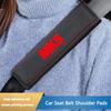 High Quality Car Seat Belt Protection Shoulder Pad Cover for Volkswagen MK8 Logo Top leather automotive Protection accessory