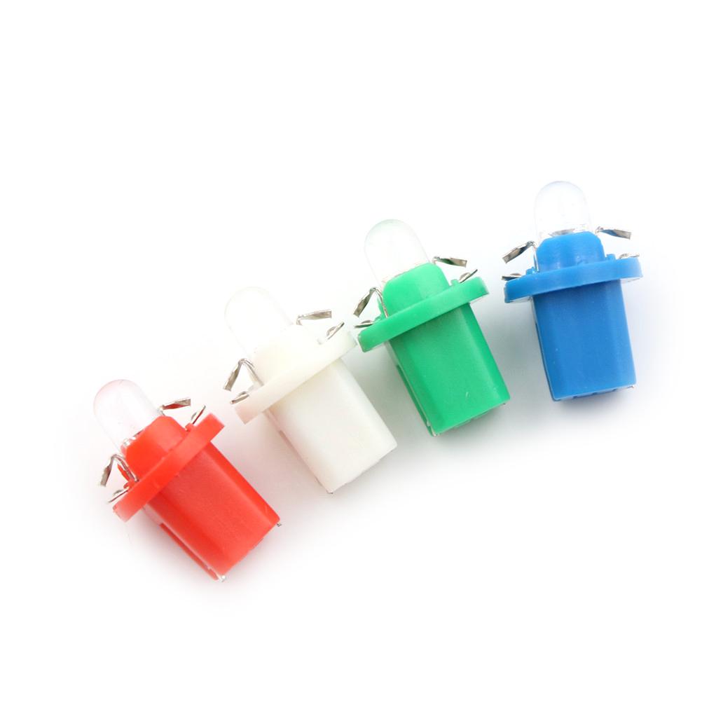 New 10x AMPOULE LED COMPTEUR TABLEAU DE BORD B8-5D B8.5D T5 Support BLANC TUNING 12V
