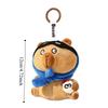 Вор Чувствующий Капибара Плюшевый Брелок Желтый Цыпленок Животные Плюшевая Игрушка Брелок Домашний Декор