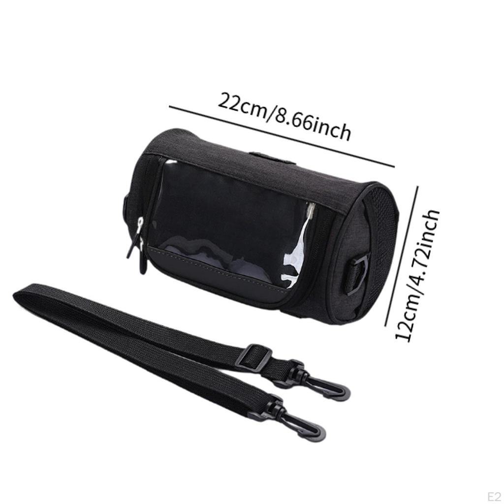 Сумка для хранения на руль велосипеда с держателем для телефона для езды на велосипеде