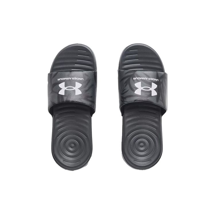 Under Armour Ansa Графические Простые Повседневные Шлепанцы Женская Обувь Черный 3024436-102