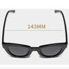Elegant Women Lady Retro Cat Eye Sunglasses Fashionable Designer Square Frame Shades