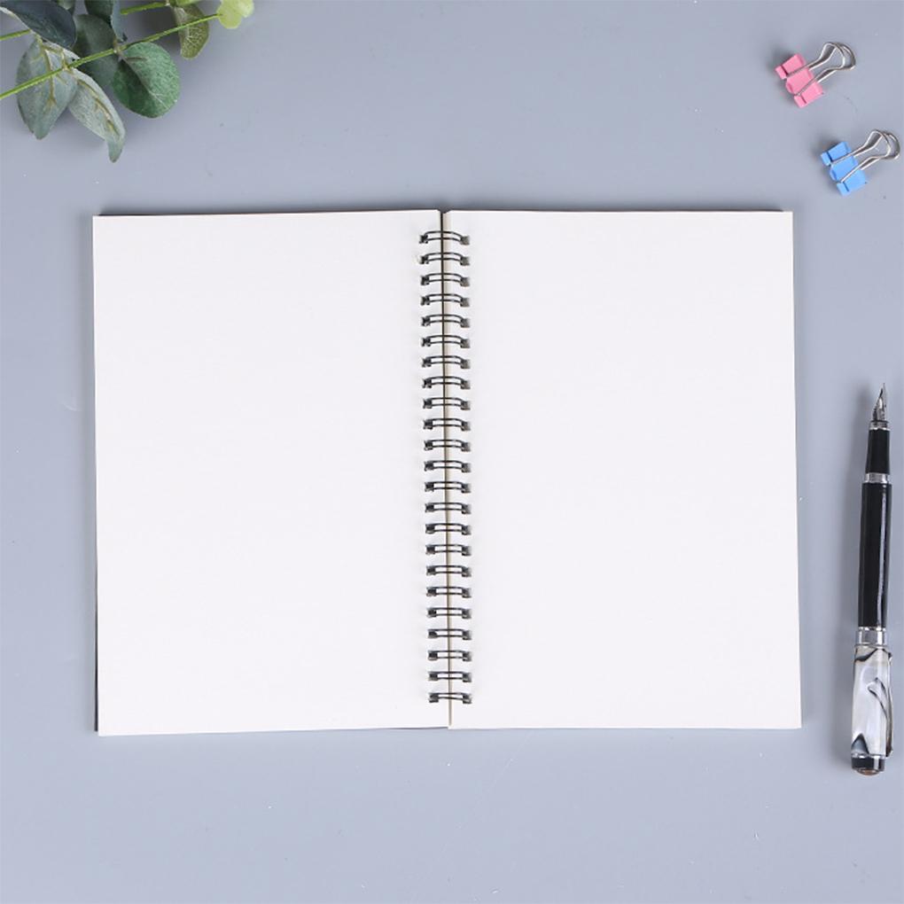 2 шт. Двойная спираль офисные канцелярские принадлежности крафт-бумага альбом для рисования блокнот крафт-бумага