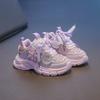 2025 весна новые спортивные туфли для девочек туфли для девочек мягкая подошва нескользящие туфли принцессы новые кроссовки детская обувь