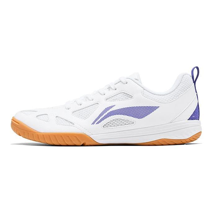 Li Ning Дышащие Поддерживающие Легкие Повседневные Сценарий Низкие Настольный Теннисный Обувь Унисекс Белый APPU031-2