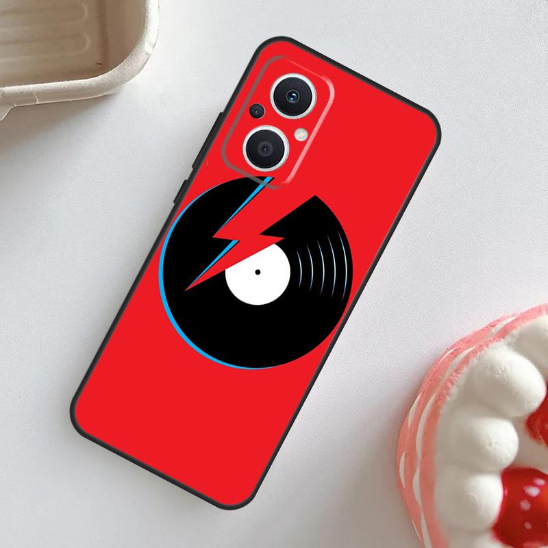 Vinyl Record Retro Case For OPPO Reno 10 Pro 11F 4Z 5Z 8T 4 5 6 7 8 Lite OPPO Find X2 X3 Neo X5 X6 Pro Cover
