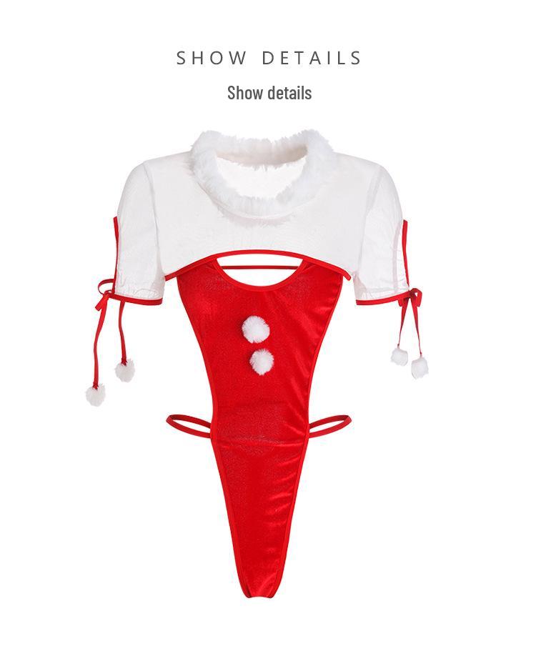 Соблазнительный бархатный сетчатый боди с открытой промежностью для женщин