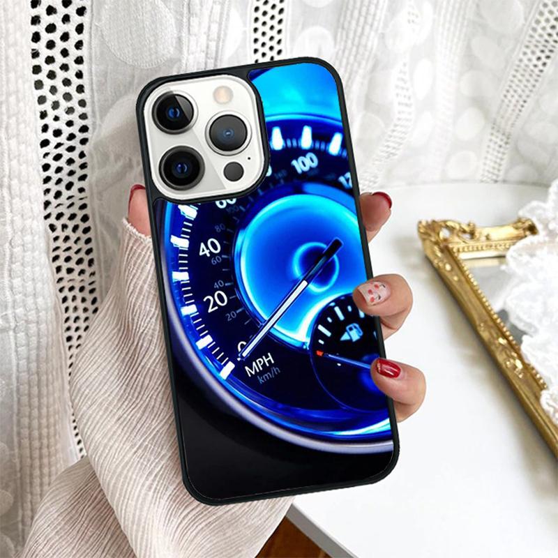 Крутой ретро-спидометр Чехол для телефона Для iPhone 17 Air 16 15 14 Plus для apple 16 11 12 13 Pro Max coque