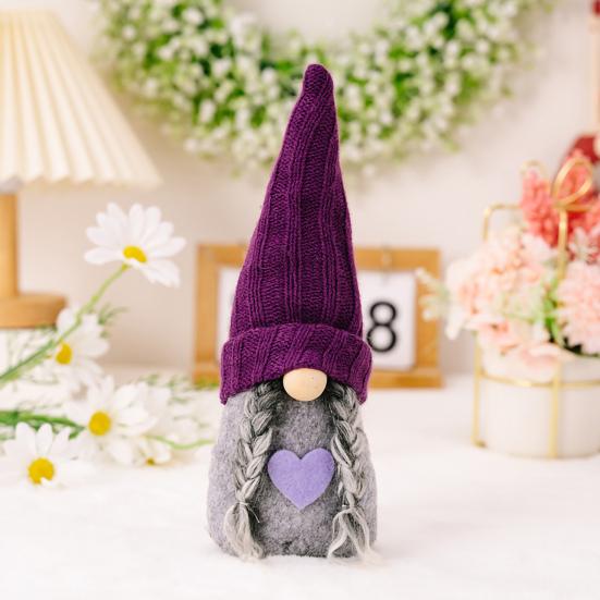 Faceless Doll Ornament Fine Workmanship Cute Christmas Gnome Ornament for Holiday Festive Decoration