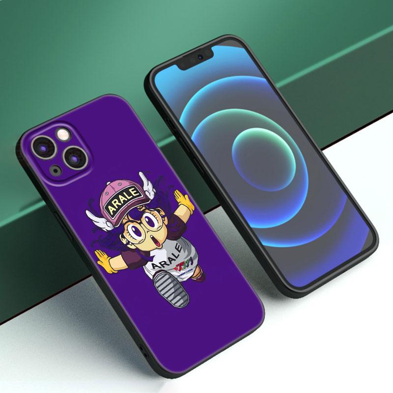 Чехол для телефона Dr Slump Arale Anime для Apple iPhone 12 13 Mini 11 14 15 Pro Max 7 8 Plus X XR XS SE 2020 2022 черный силиконовый чехол