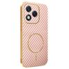 For Honor 400 Lite 5G Phone Case Carbon Fiber Textured Electroplated TPU Back Cover