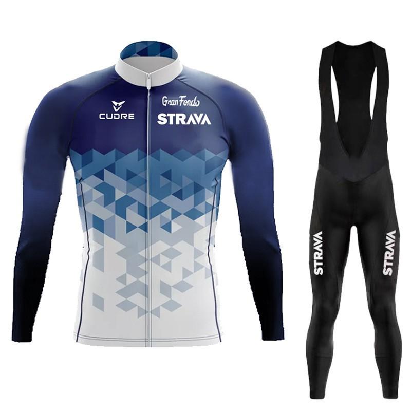 Cycling Jersey Set Long Sleeve Mountain Bike Apparel Men Women Quick Dry Performance Riding Gear