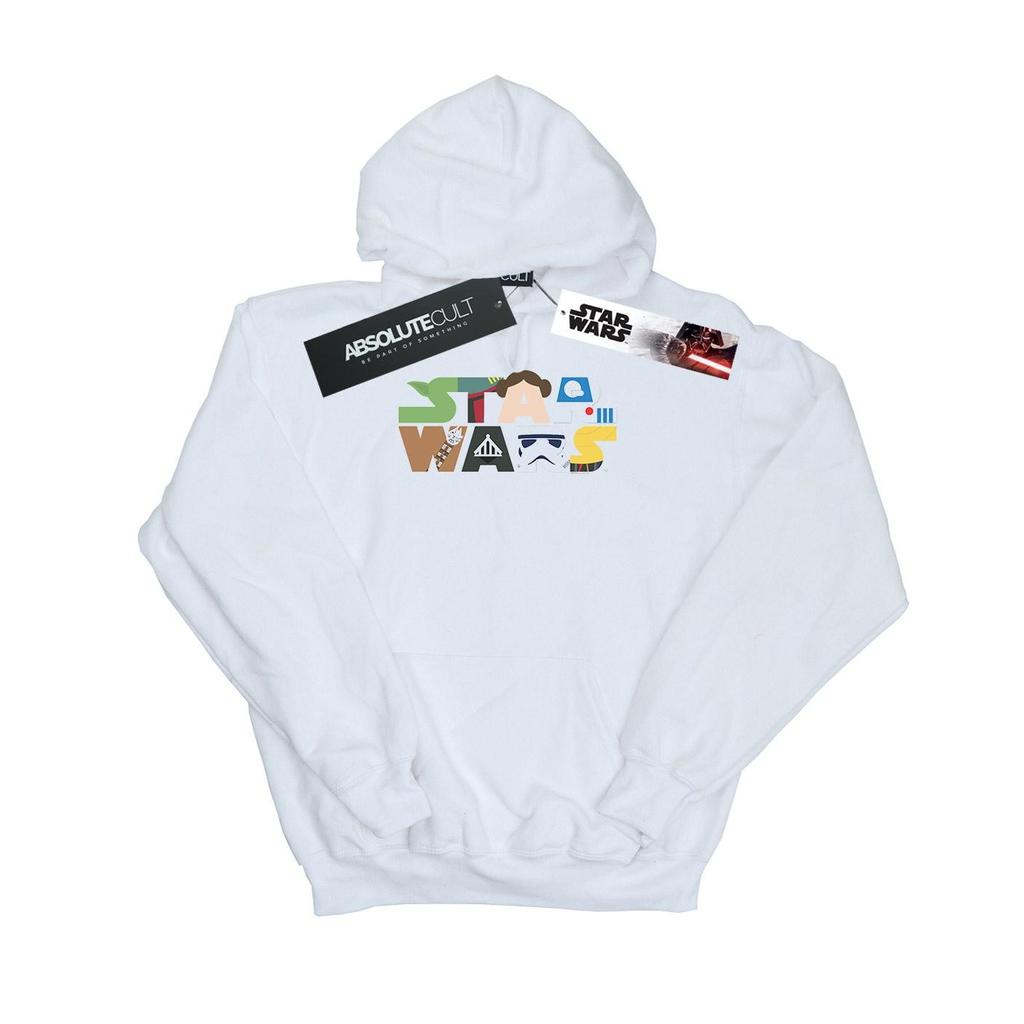 STAR WARS Женская/женская толстовка с логотипом персонажей
