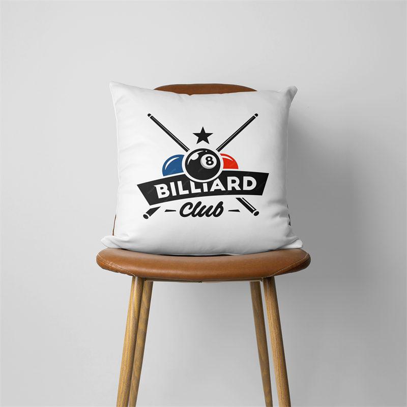 Чехол на подушку Клуб Бильярда Удобный Короткий Плюшевый Наволочки Чехол на Подушку Стула Машины Дивана Домашний Декоративный SJ734