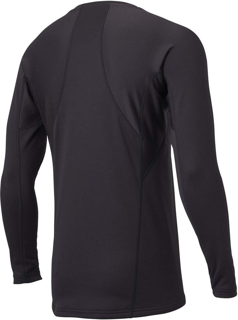 DESCENT Baseball Crew Neck Long Sleeve Fleece Size S Undershirt, Lining, Stretch, Black, (STD-657)