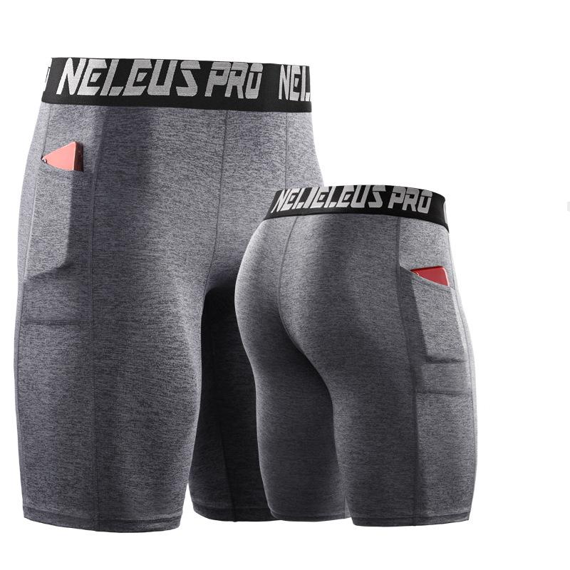 Men's Shorts Compression Sportswear Training Tights Gym Fitness Leggings Short Pants Running Sport Bottoms