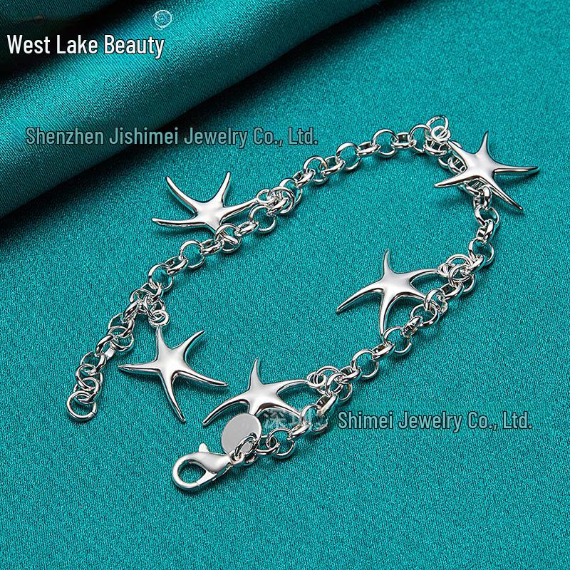 Серебряный браслет West Lake Starfish