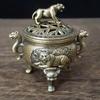 Alloy Sandalwood Incense Burner Animal Foot Plate Three Legged Stove  Tea Ceremony Home Decoration