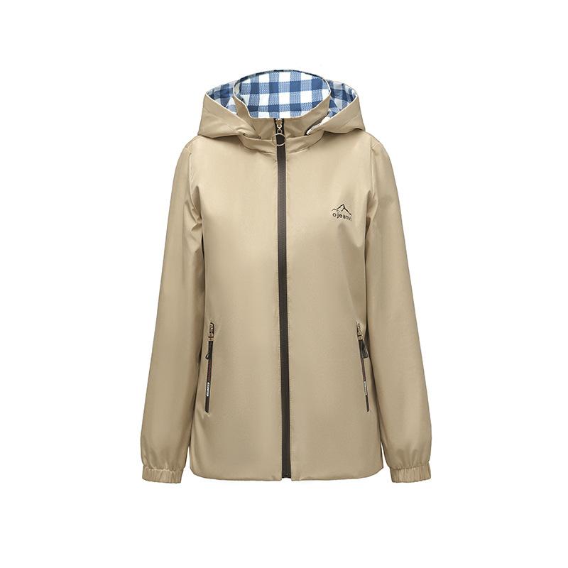 Double Sided Short Jacket for Women's Spring and Autumn Casual Versatile Jacket Top