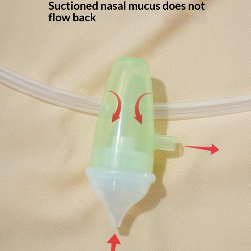 Manual Baby Nose Aspirator Hand Suction Device with Powerful Extraction Non Electric Compact Design for Infant Toddler Nasal Care