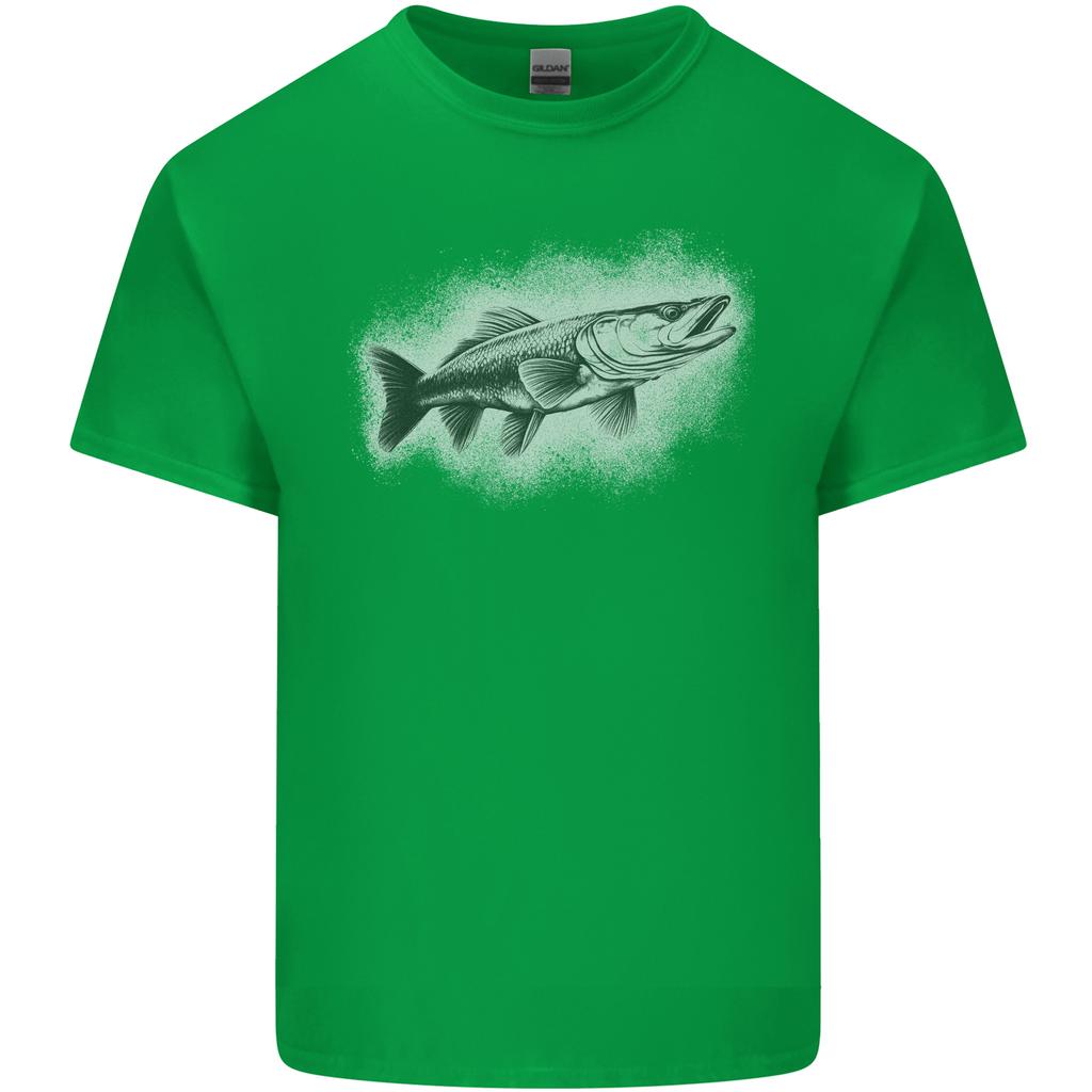 A Pike Fish Drawing Fishing FisherUnisex Unisexs Light Cotton TShirt