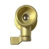 2pcs Garden Hose Shut Off Valves Sturdy Brass Connectors with Extended Handle and 4 Washers for Leakproof Performances