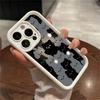 Милый мультяшный кот Силиконовый чехол для телефона Для iPhone 17 16 15 14 13 12 11 Pro Plus Max 17 Air 16 E Ударопрочный Мягкий Бампер Задняя крышка