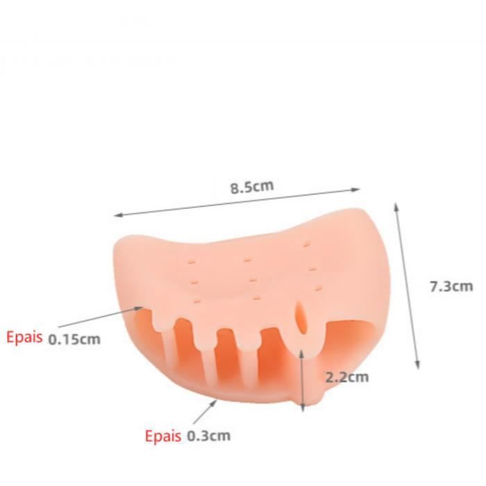 Plantar Gel Pad - Unspecified - Toe Separators - Breathable - Comfortable - Durable Multicolor ORTHOPEDIC INSOLE