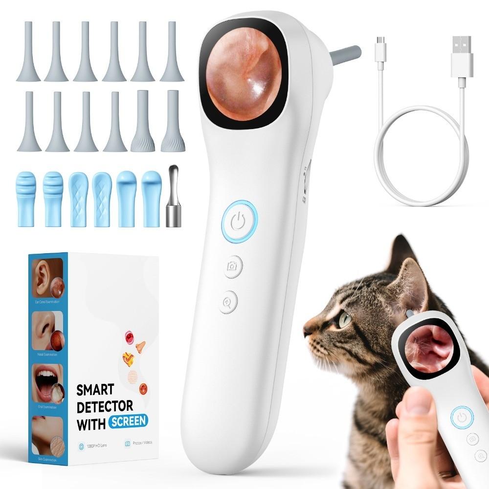 1.21 Inch IPS Screen Ear Camera 1080P HD Digital Ear Camera Durable Visual Ear Care Ear Care