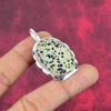 Dalmation Jasper Pendant, Handmade Gemstone Jewelry, 925 Solid Sterling Silver Pendant Jewelry, Brand New Pendant Gifts For Mom