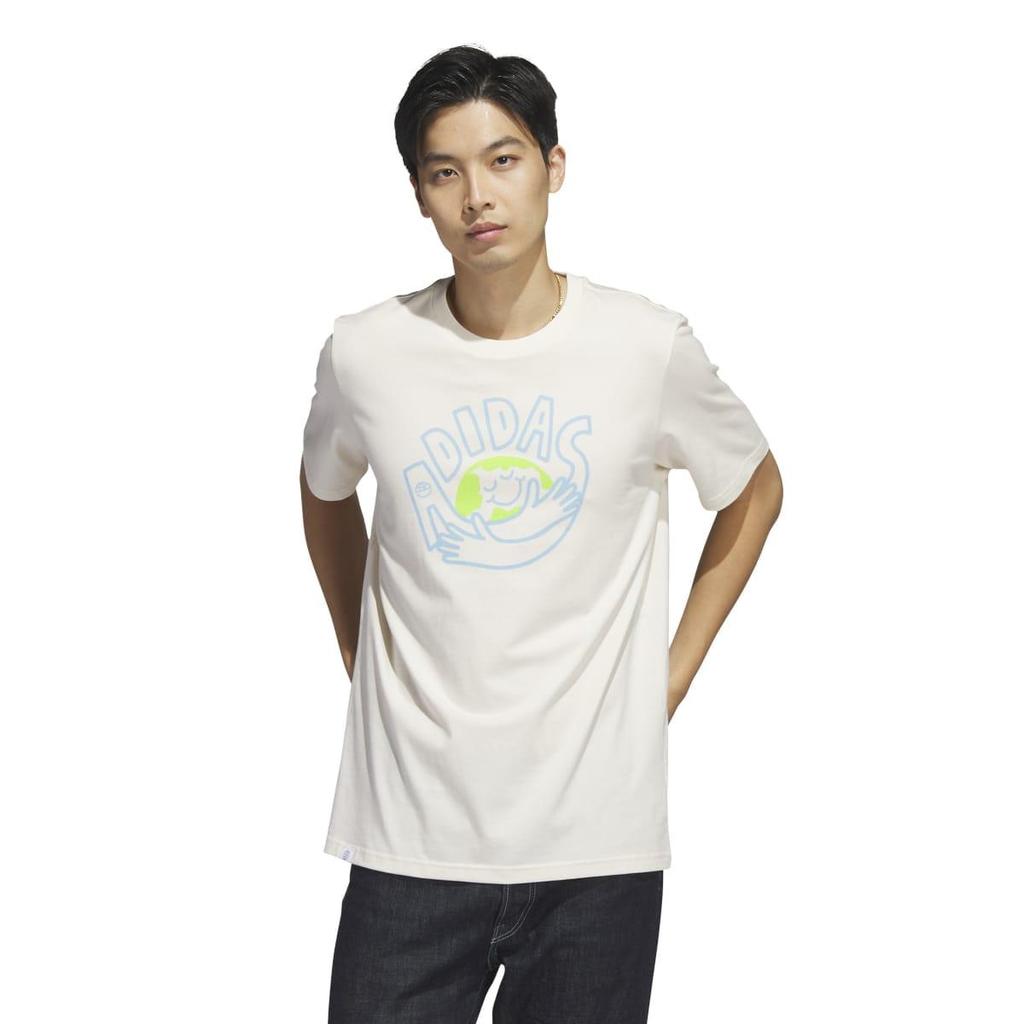 Adidas Мужская футболка с графическим принтом для занятий спортом