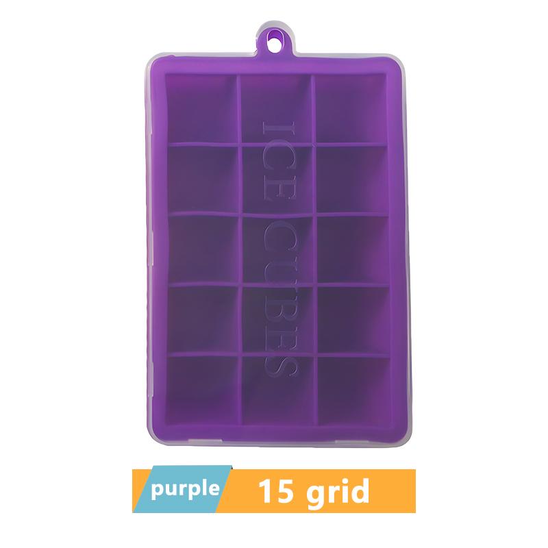 4/6/8/15/24 сетка большой лоток для льда гигантский большой пищевой силиконовый кубик льда квадратный лоток форма DIY льдогенератор лоток для кубиков льда