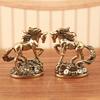 Статуэтка Лошади Фэн-шуй 2026 год Лошади Настольные латунные украшения Благословение на китайский Новый год Сувенир Скульптура животного зодиака для Праздника Весны
