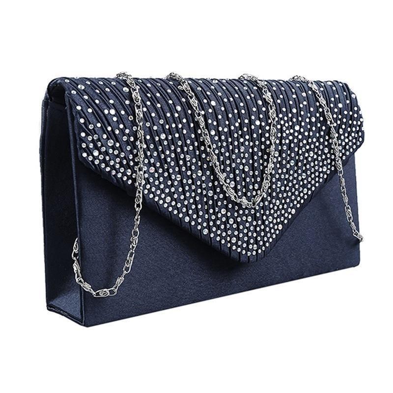 Женский клатч со стразами