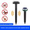 1/2/4Pcs Solar Ultrasonic Mole Repellent Effective Safe To Use Simple Installation Outdoor Mouse Repellent Waterproof Spikes Stakes