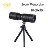 Монокулярный телескоп с зумом, портативный мини-монокуляр 10x30x для смартфона, активного отдыха