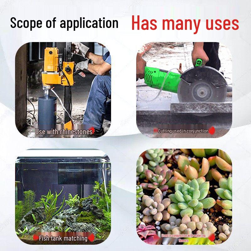 Мини-водяной насос 12В: Напор 15м, Погружной, Самозаливной 220В для Штроборезов/Резчиков