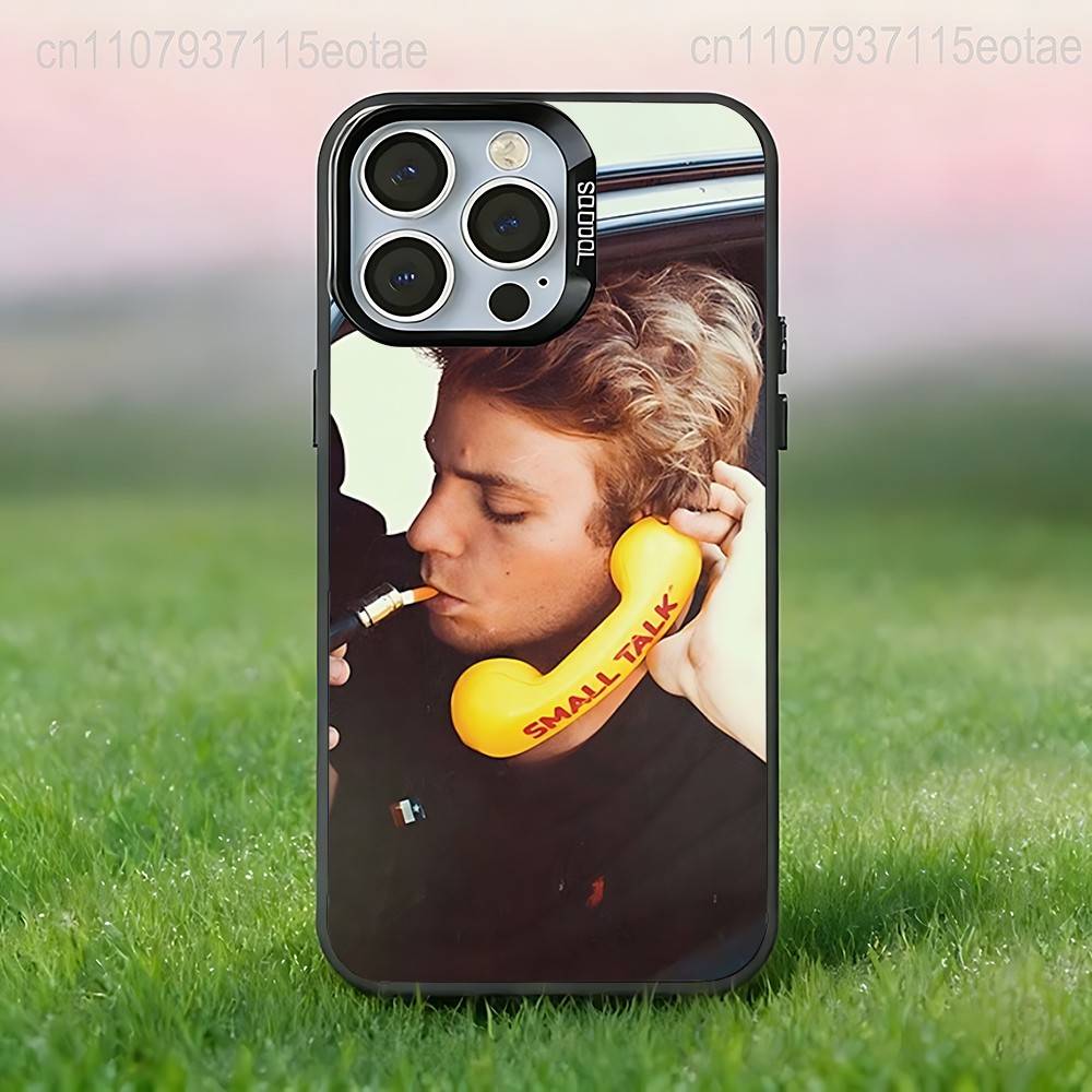 Чехол для телефона Mac D-DeMarco Singer для iPhone 17,16,15,14,13,12,11,Pro,XS,Max,Plus,Mini,SE4,E Черный Матовый Ударопрочный Чехол
