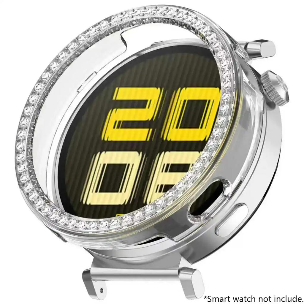 Блестящий полый корпус-рамка для Huawei Watch GT6 Алмазный хрустальный бампер-защита для Huawei Watch GT6 41 мм Аксессуар-оболочка