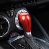 Red Carbon Fiber Gear Shift Knob Head Cover Trim For Chevrolet Camaro 2016-