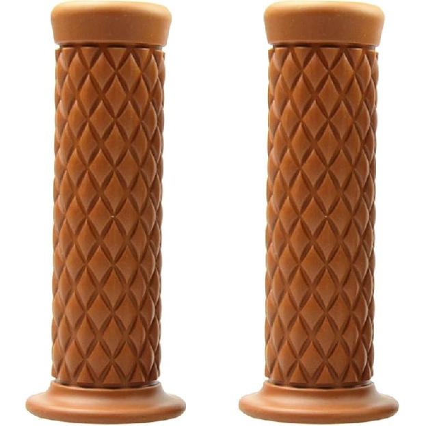 Мотоциклетные ручки, Нескользящая резиновая рукоятка для рулей 7/8" 22 мм/24 мм, Винтажная мотоциклетная ручка газа, Рукоятка руля для комфорта рук, Универсальная для