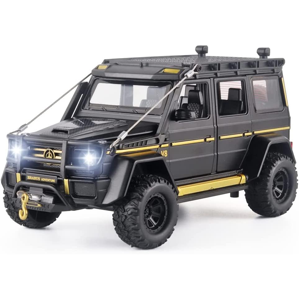 1/24 масштаб Benz G550, литая под давлением модель автомобиля, игрушечный автомобиль с откатным механизмом, звуком и светом для детей, коллекция подарков для мальчиков и девочек