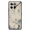 3D чехол для Honor X7d 5G Чехол X 7 d Coque 6.77" Тиснение Цветы Черный Силикон Мягкая задняя крышка Для Honor X7d 4G Чехлы Оболочка Funda